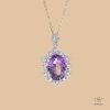 Amethyst Necklace 555459