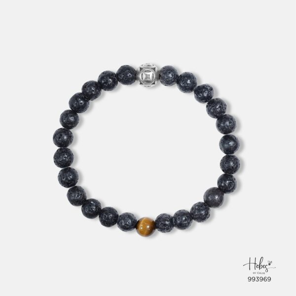 The Emperor Lava Stone with Tiger Eye Bracelet 993969