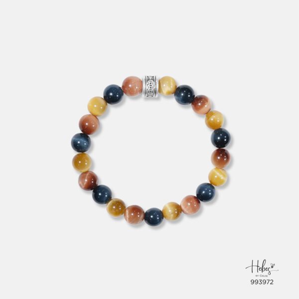 The Emperor Multicolor Tiger Eye Bracelet (8 mm) - 993972