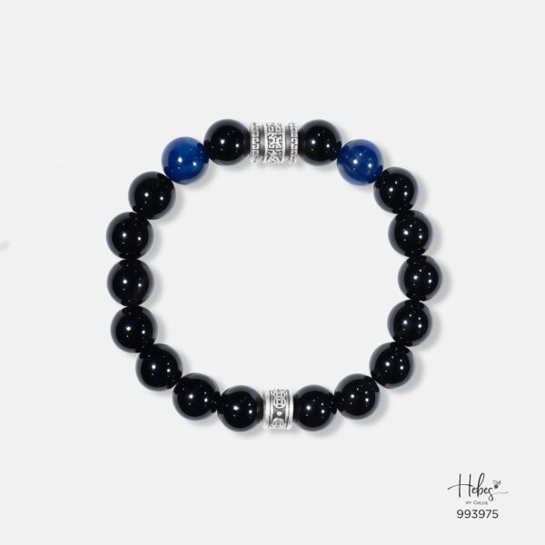 The Emperor Black Tourmaline with Kyanite Bracelet 993975
