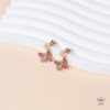 Hebes Pink Bee Earrings 555771
