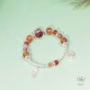 Custom Limited Red Rutilated Money Pouch Bracelet 994101