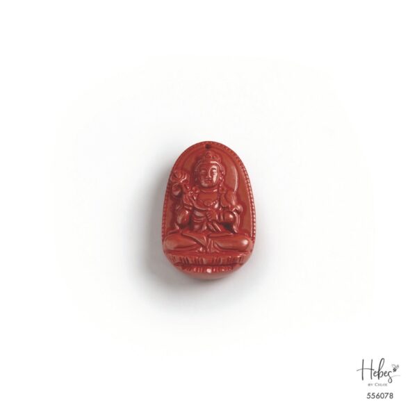 Cinnabar Mahasthamaprapta Bodhisattva Pendant 556078
