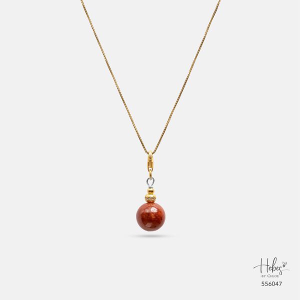Red Jade Luminous Dawn Pendant 556047