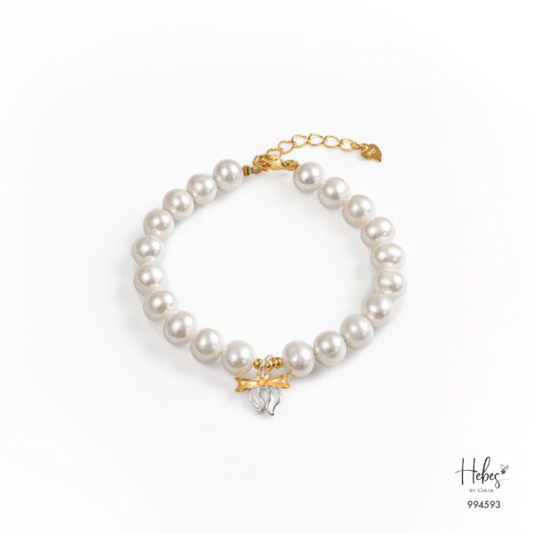 Glimmer Pearl Harmony Knot Light Bracelet 994593