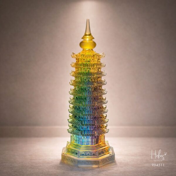 Crystal Feng Shui Wenchang Pagoda Statue 994511