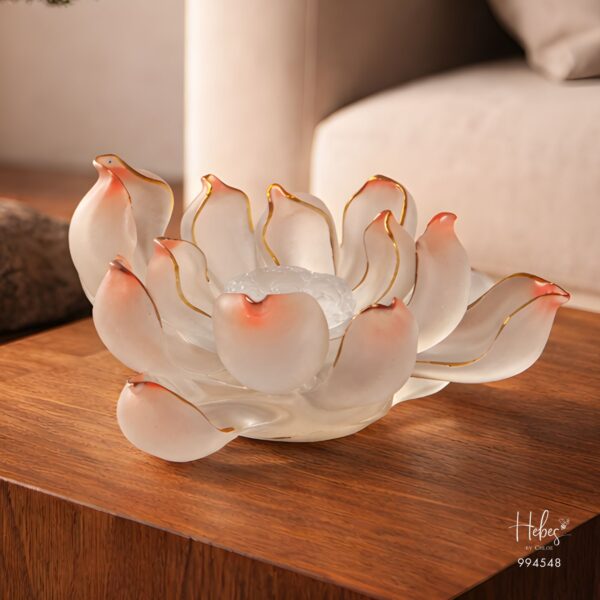 Premium Glass Lotus Incense Burner 994548