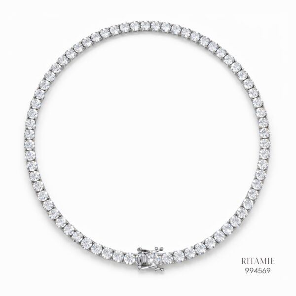 The Majestic Imperial Tennis Silver Necklace 994569