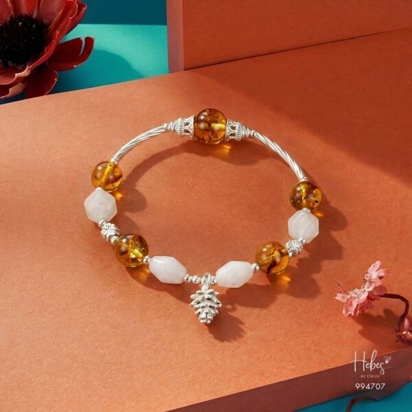 Golden Amber Forest Serenity Bracelet 994707