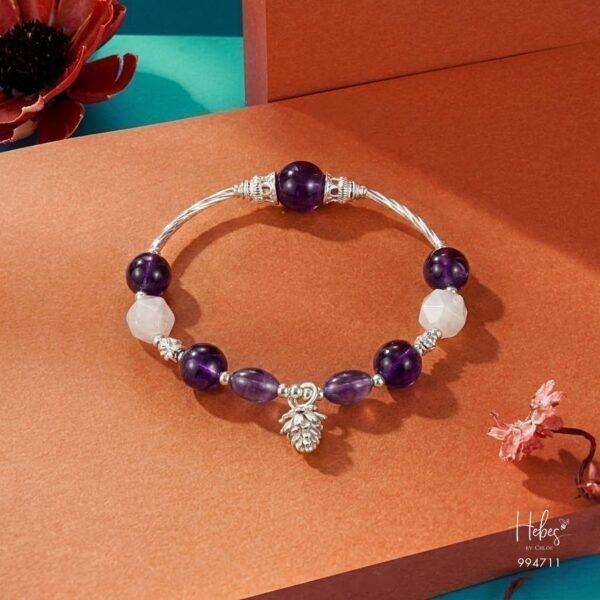 Amethyst Pine Serenity Bracelet 994711