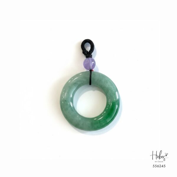 Lucky Green Jadeite Myanmar Pendant 556245