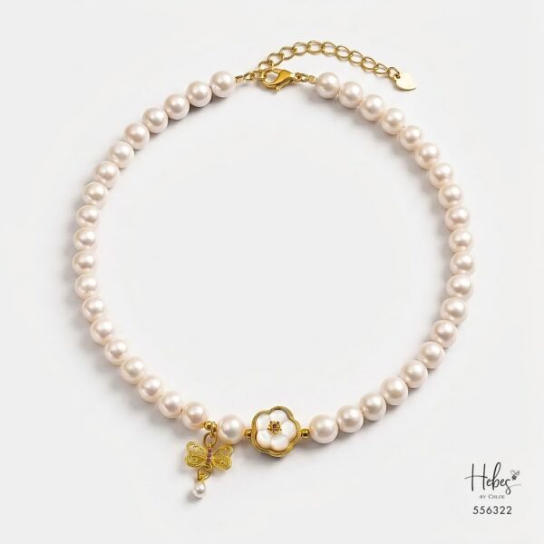 Ethereal Radiance Pearl Necklace 556322