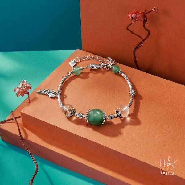 Green Strawberry Angel Wing Bracelet 994145