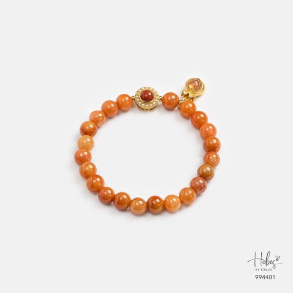 Orange Jade Sovereign Mind Bracelet 994401