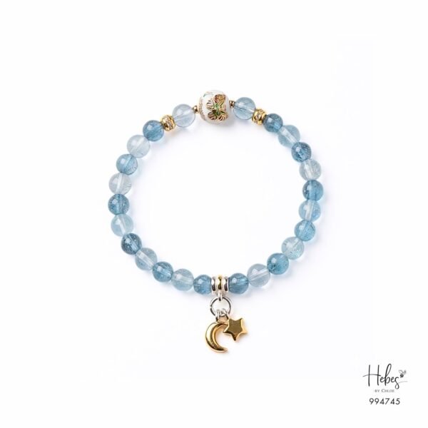 Aquamarine Starry Night Bracelet 994745