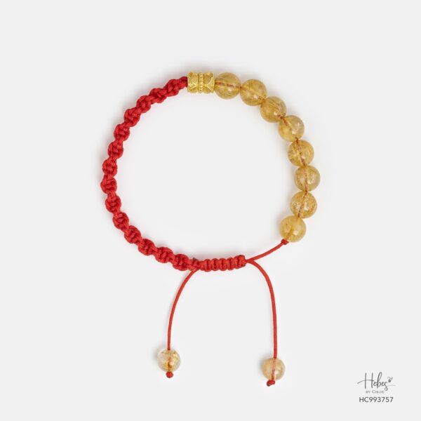 Mantra String Yellow Rutilated Quartz Bracelet 993757