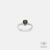 Green Tourmaline 14K Gold Diamond Ring HC550145