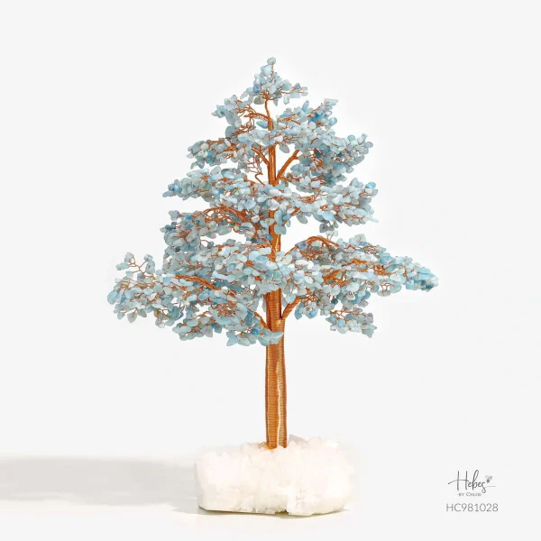 Hebes Feng Shui Tree Aquamarine Large HC981028