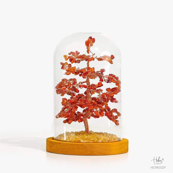 Hebes Feng Shui Tree Red Agate Medium HC981029